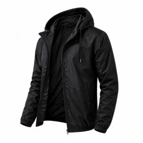 Corta Vento Unissex Impermeável Com Capuz Casual Sportivo Corrida Academia Bolso Interno Ciclismo Pesca Inverno