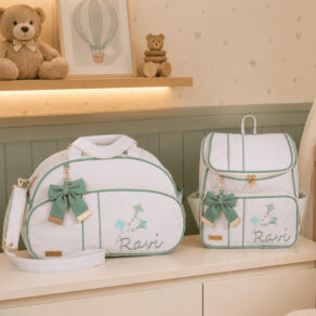 Kit Bolsa Maternidade Personalizada Star - 02 Peças