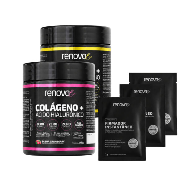 Kit 2 Colágenos Verisol Renova Be + Sachês Sérum Firmador