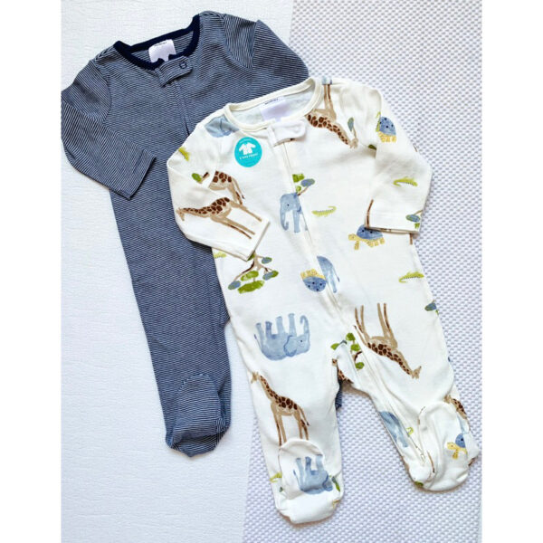 Kit Macacão Child of Mine Carters Zíper Bebê Menino