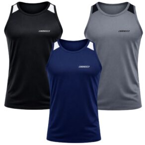 Kit 3 Regatas Masculinas Dry Fit Academia Treino Fitness Corrida Musculação Leve Conforto Dia a Dia