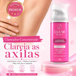 Clareador de Virilha e Axila Creme Clareador Partes Intimas - Clear Beauty Original