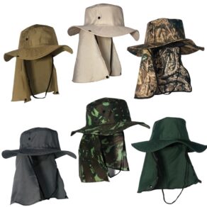 Chapéu Pescador Australiano Boné Pesca Proteção Pescoço Sol Chapéu Pescador Camping Proteção Nuca