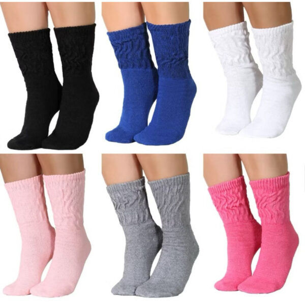 kit ate 12 pares de Meias feminina aeróbica para academia fitness confortáveis algodão coloridas