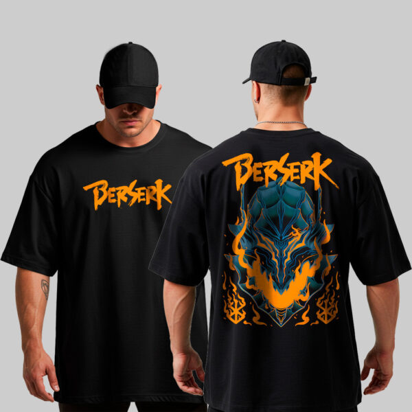 [Camiseta Premium em Algodão Puro]GXG Camiseta Oversized Berserk Masculina Musculação Algodão Streetwear 0374