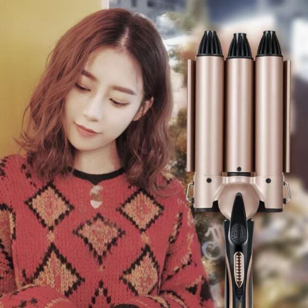 Modelador de cachos tri ondas Tri-ondas modelador 22cm de diâmetro AlexStore