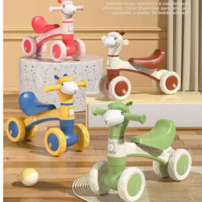 Motocicleta infantil de quatro rodas com luzes e música--3601