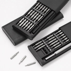 Kit Jogo Ferramenta Chave Magnética Precisão 24 Peças Pequenos Reparos Celular PC Notebook Óculos