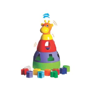 Brinquedo Educativo Girafa Didática com Blocos Merco Toys, cores sortidas, 1 unidade | Acessórios leves e fáceis de manusear, este conjunto estimula a criatividade, a coordenação motora