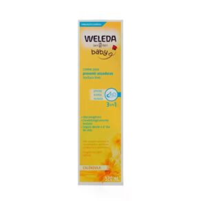 Weleda Babycreme de Calêndula | Proteção Natural Contra Assaduras | Fórmula Suave com Calêndula e Camomila | 120 ml