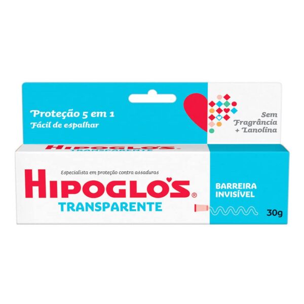 HIPOGLÓS® Transparente Creme Preventivo De Assaduras, 30g
