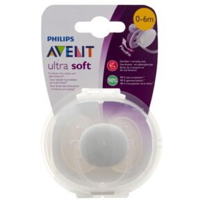 Chupeta Ultra Soft Unitária Branca Philips Avent 0-6M