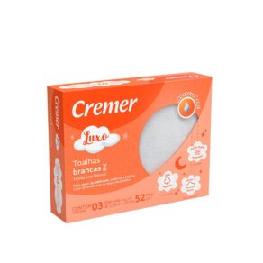 Cremer Toalha Luxo Branca Com 3 Unidades