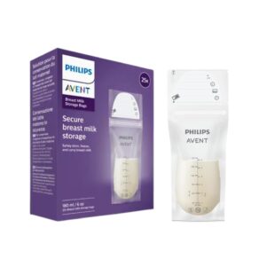 Sacos de Armazenamento de Leite Materno Philips Avent | 25 unidades