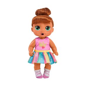 Baby Alive, Boneca, Minha Melhor Amiga, Sophia Sparkle - Cabelos Castanhos, Acessórios Inclusos, 28 cm - A partir de 3 Anos