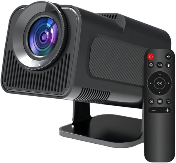 Projetor Portatil Mini 5g Wi-Fi 6 Bluetooth 5.0 Android 11 Projetor 4K 1080 Full HD Suporte 12000 Lumens Para Celular LED Auto Correção Horizontal 180° Linha Premium