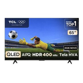 Smart TV TCL 65 Polegadas QLED 4K P7L Wi-Fi Bluetooth Google TV HDR10+ 120 Hz VRR AIPQ 65P7L