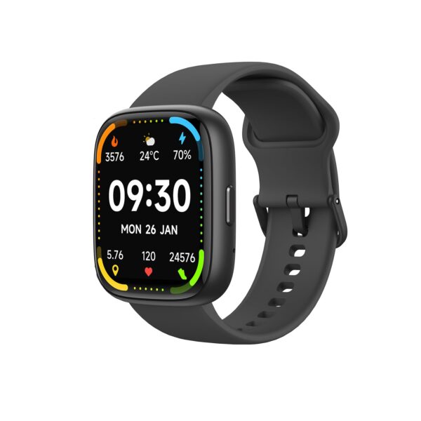 Bettdow SmartWatch, Relógio smartwatch com Ecrã tátil e Alexa, à prova d'água IP68, Relógio feminino e masculino, com 100+ modo esportivo e recebimento de notificações(preto)