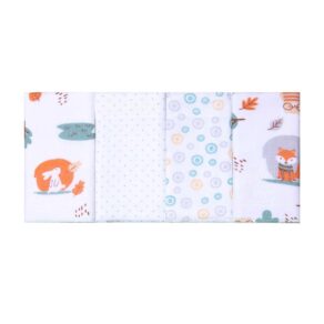 Papi Textil Paninho De Boca Bordados Karinho Estampado 32Cm X 32Cm Contém 04 Un