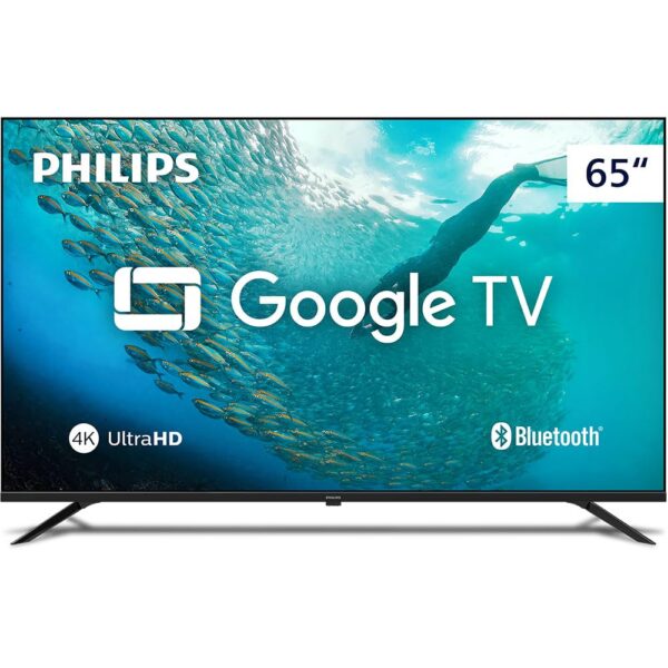 PHILIPS, Smart TV, 65'' 4K UHD, 65PUG7019/78, Google TV, Comando de Voz, HDR