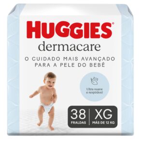 Fralda Huggies Premium Dermacare XG - 38 Un
