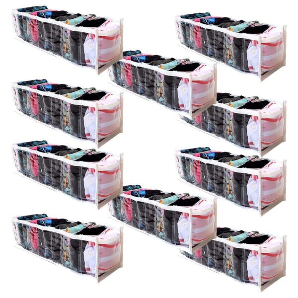 KIT 10 colmeia organizadoras gaveta P bebê com 10 espaços