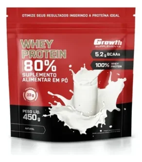 Whey Protein Concentrado 450G Growth Supplements