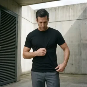 Camiseta Masculina Básica Preta Algodão Mercado Livre Basics Preto N/A