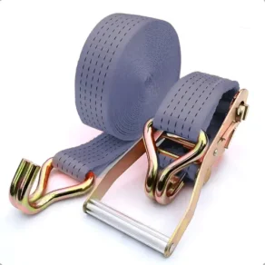 Kit Catraca e Cinta 9M 50Mm Gancho J 5 Ton Caminhão