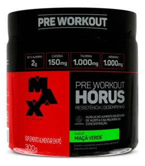 Pre Treino 300G Max Titanium Horus Suplemento em Pó