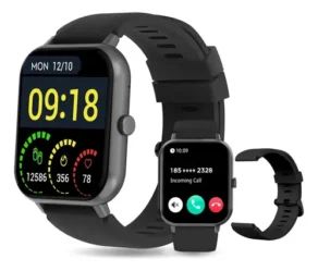 Smartwatch Peje Zw01 Tela 1.83" Tft Ip68 À Prova D'água 2 Pulseiras Bluetooth Chamadas 120+ Modos Esportivos Masculino e Feminino para Android Ios