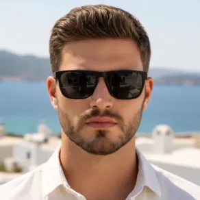 Óculos de Sol Masculino Quadrado Acetato Uv400
