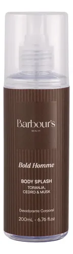 Body Splash Bold Homme Masculino Barbour's Beauty Desodorante Colônia 200 Ml Spray