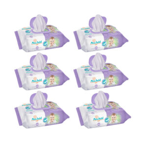 TOALHA UMEDECIDA MEU BEBE SOFT 600FLS (6und x 100Fls)