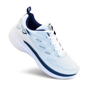 Tênis Masculino Escolar Academia Original FREEDOM Corrida Caminhada Lançamento BRANCO e AZUL