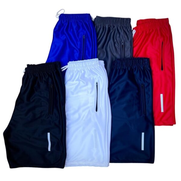 Kit 06 Bermudas Masculinas Básicas - DryFit - Malha Leve e Confortável - Pronta Entrega