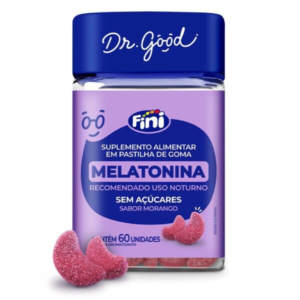 Fini Melatonina 60 Cápsulas | Sono de Qualidade, Relaxamento e Bem-Estar | Suplemento Original