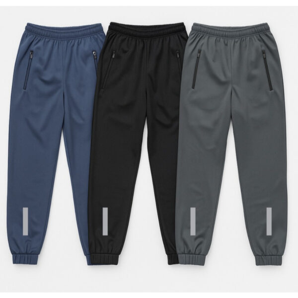 Kit Calças CHIMPA Dry Fit Academia Masculina Adulta com Bolso Zíper Flanelada Jogger quentinha