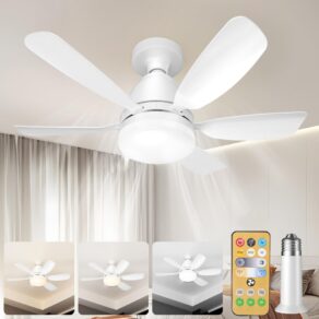 Ventilador com Luminária Mais Vendido com Conforto bivolt + controle remoto