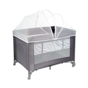 Berço Portátil Infantil Cercado 0-15kg Cinza Pocket Styllbaby