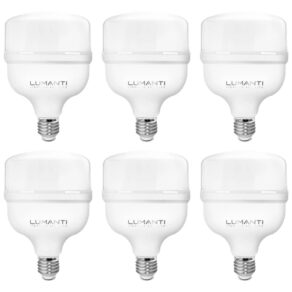 Lâmpadas Led Bulbo 50w E27 Bivolt Branco Frio 6500k 127/220v Lumanti