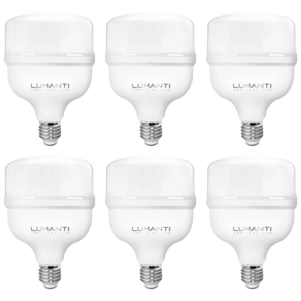 Lâmpadas Led Bulbo 50w E27 Bivolt Branco Frio 6500k 127/220v Lumanti