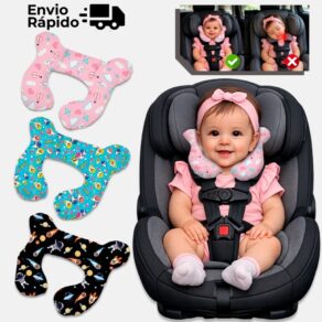 Almofada Para Pescoço Com Apoio Cabeça Bebe Cadeirinha