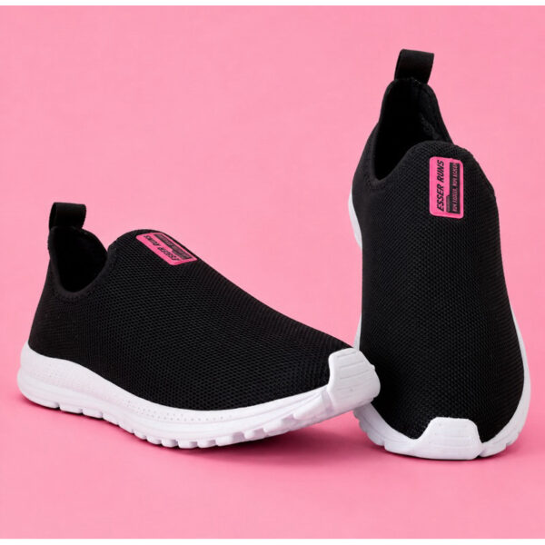 Tênis Meia Feminino Calce Fácil Botinha Ortopédico Esportivo Sneaker Slip On Casual confortável Academia