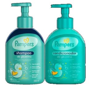 SHAMPOO + CONDICIONADOR INFANTIL DE GLICERINA PAMPERS FRASCO 200ML