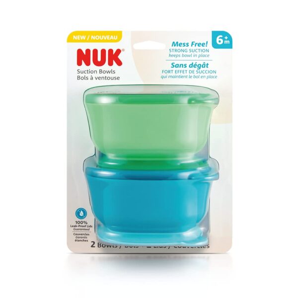 NUK Bowl Com Ventosa E Tampa - Neutral 2 Unid.
