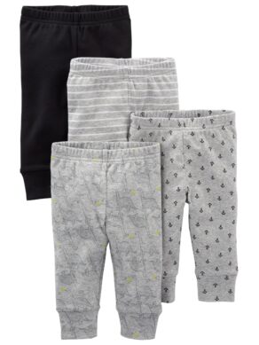 Calças Pacote com 4 calças neutras Simple Joys by Carter'sUnisex Bebê