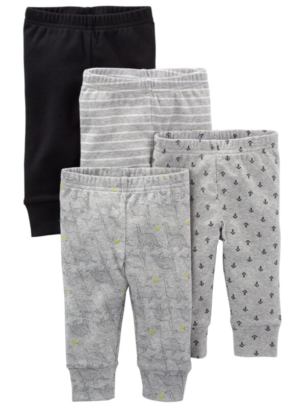 Calças Pacote com 4 calças neutras Simple Joys by Carter'sUnisex Bebê