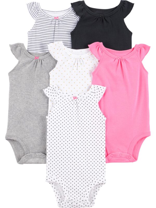 Body Pacote com 6 bodies sem mangas Simple Joys by Carter'sMeninas
