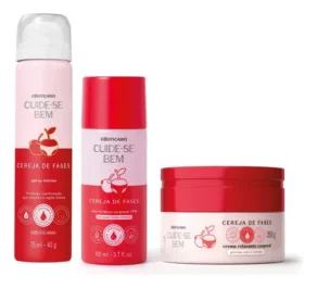 Combo Cuide-Se Bem Cereja de Fases: Creme Relaxante Corporal